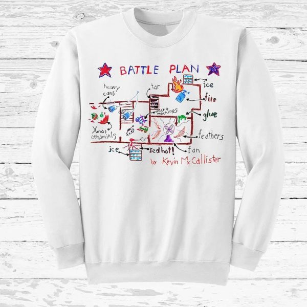 Kevin’s Battle Plan Ugly Christmas Sweatshirt