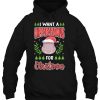 Kids I Want A Hippopotamus For Christmas Hoodie Xmas Girls Boys