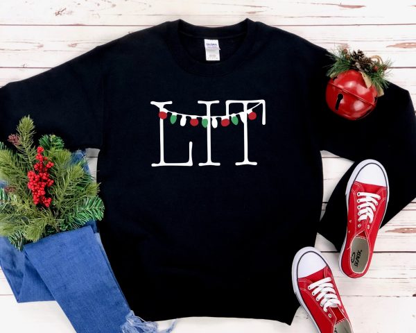 LIT Funny Christmas Matching Sweatshirts