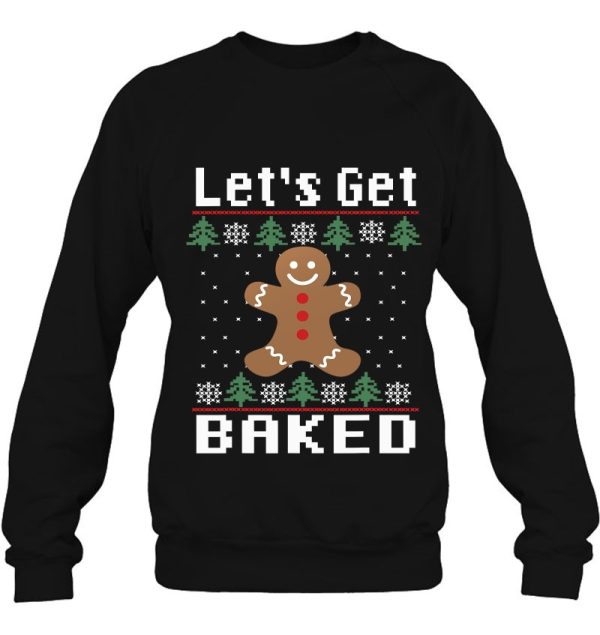 Let’s Get Baked Christmas Baking Sweater Sweatshirt