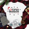 Lets Go Brandon Christmas Tee Republican Joe Biden Chant