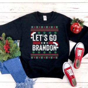 Lets Go Brandon FJB Joe Biden Chant Christmas Sweatshirt Lets Go Brandon FJB Joe Biden Chant Christmas Sweatshirt