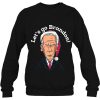 Let’s Go Brandon Funny Christmas Joe Biden Chant Raglan Baseball Sweatshirt