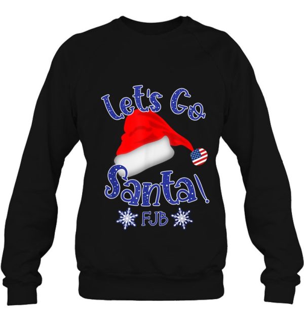 Lets Go Brandon Let’s Santa Christmas Eve Holiday Sweatshirt