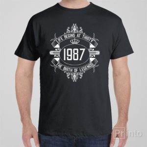 Life begins at 30 T shirt 1