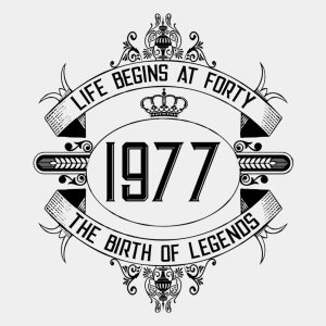 Life begins at 40 - T-shirt 1 Life begins at 40 T shirt 2