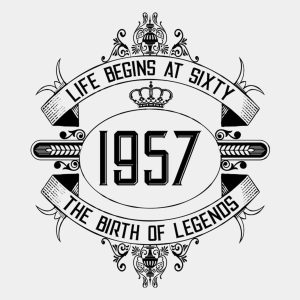 Life begins at 60 - T-shirt 1 Life begins at 60 T shirt 2