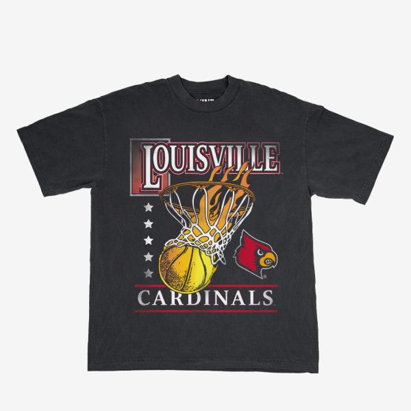 Louisville Hoops Heavy T