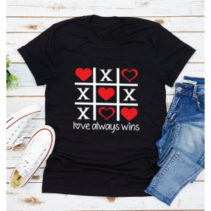 Love Always Wins Xoxo Valentine’s Day Shirt