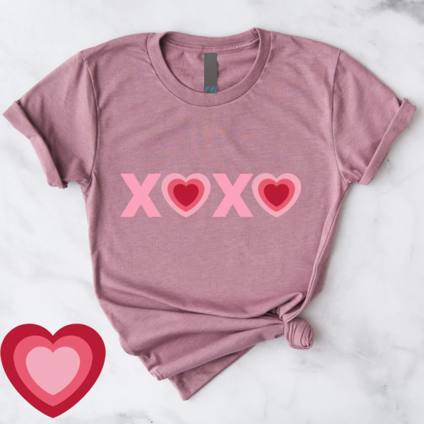 Love Cute Valentine’s Day Xoxo Heart T-shirt