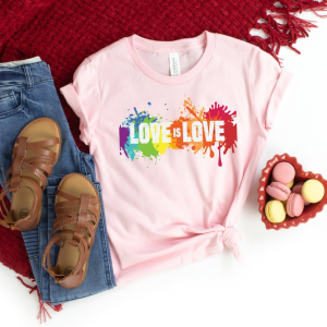 Love Is LGBT Gay Pride Valentine’s Shirt