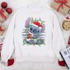 Lovely Stitch Santa Hat Disney Christmas Shirt