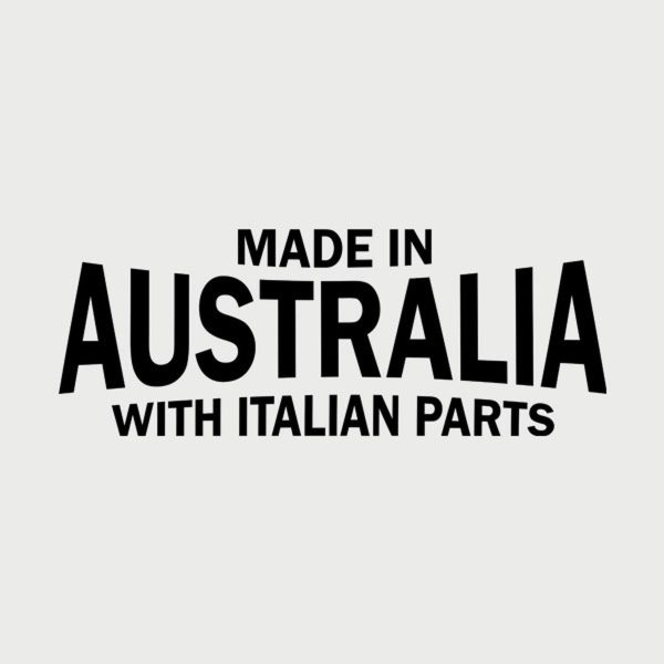 Made in Australia with Italian parts – T-shirt