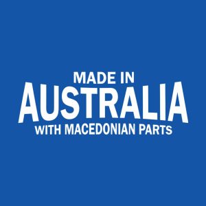 Made in Australia with Macedonian parts - T-shirt 1 Made in Australia with Macedonian parts T shirt 2