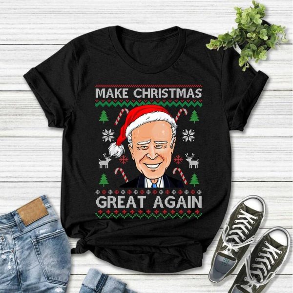 Make Christmas Great Again Funny Shirt For Men Women