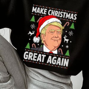Make Christmas Great Again Funny Trump Ugly Sweatshirt