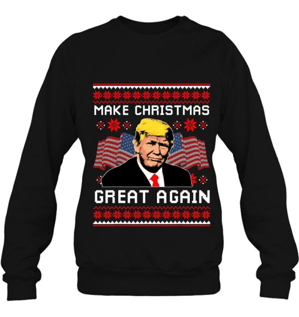 Make Christmas Great Again Shirt Trump Ugly Gift Shirts