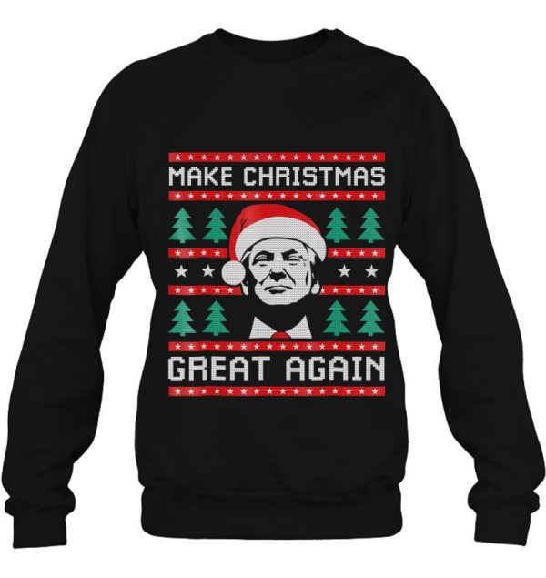 Make Christmas Great Again Trump Funny Gift Shirt