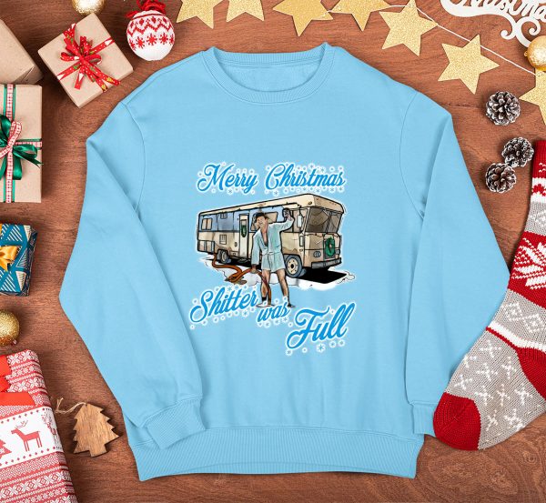 Marry Christmas Shitter Was Full Cousin Eddie Merry Vacation Shirt