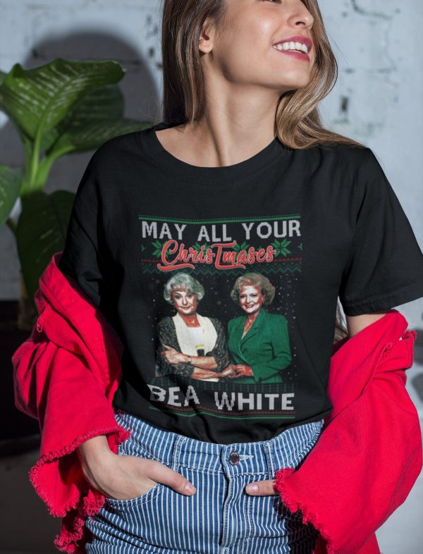 May All Your Christmases Bea White Golden Girls T-Shirt