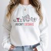 Meowy Catmas Christmas Funny Cats Unisex Sweatshirt