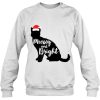 Meowy &amp Bright Cute Merry Catmas Christmas Sweatshirt