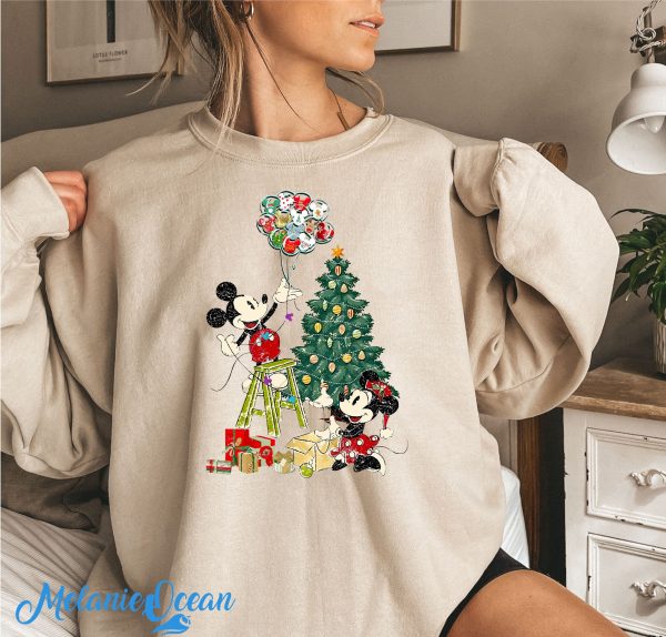 Merry And Bright Disney Christmas Sweatshirt