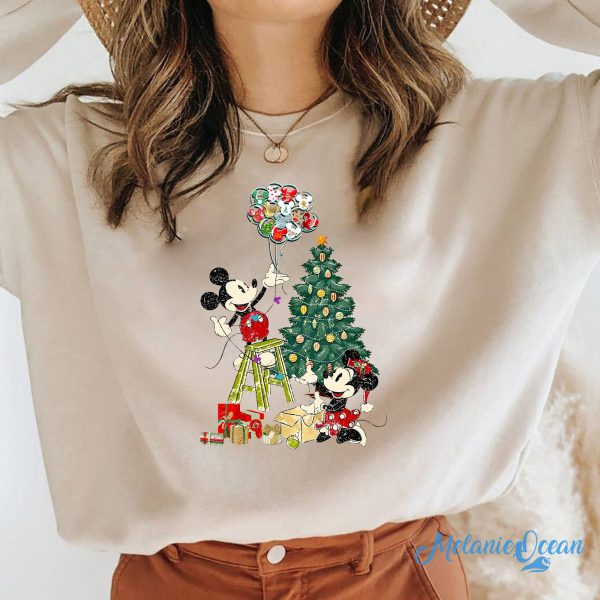 Merry And Bright Disney Christmas Sweatshirt