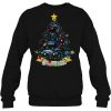 Merry And Bright Police Officer Christmas Tree Sweatshirt