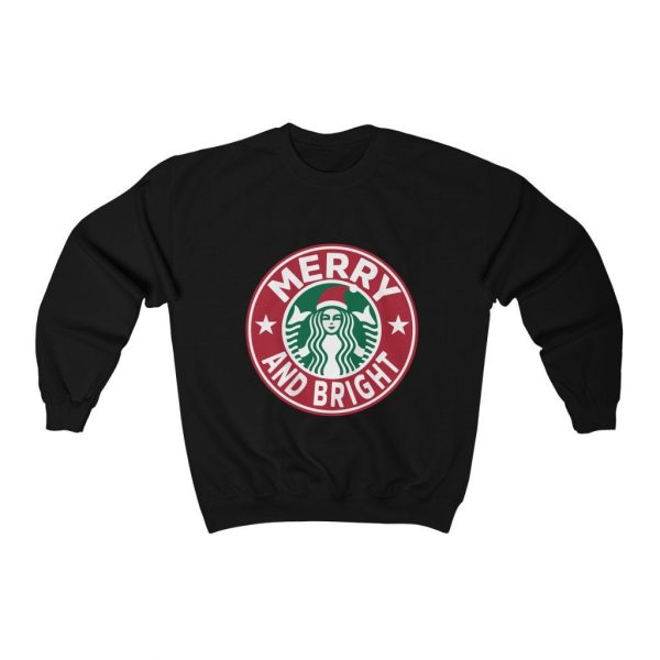 Merry And Bright Starbucks Logo Sweatshirt For Men Womens