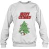 Merry Catmas Christmas 2021 Gift For Cat Lover Sweatshirt