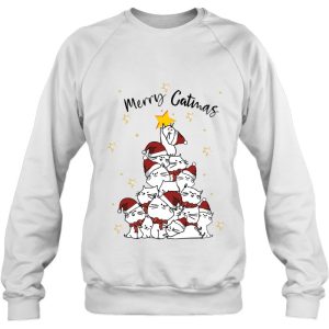 Merry Catmas Christmas Tree Cats Cat Lover Gift Shirt