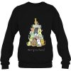 Merry Catmas Christmas Tree Sweatshirt