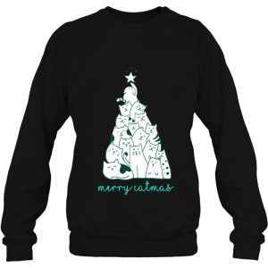 Merry Catmas Shirt Cat Lovers Sweater
