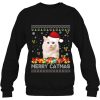 Merry Catmas Turkish Angora Cat Ugly Sweatshirt