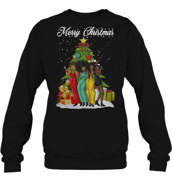 Merry Christmas Black Girls Hallmark Movie Gift Shirt