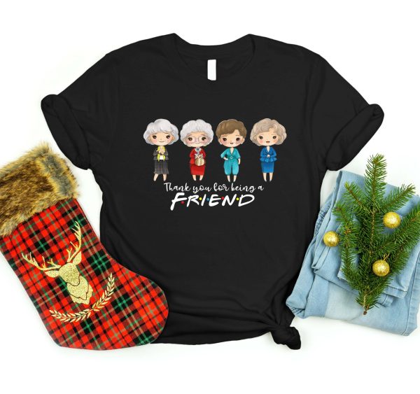 Merry Christmas Golden Girls Friends Funny Xmas 2021 Shirt