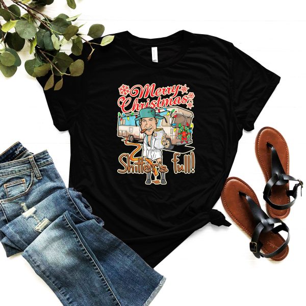 Merry Christmas Shitter‘s Full Shirt Funny Vacation Tee