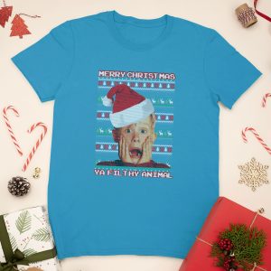 Merry Christmas Ya Filthy Animal Home Alone Kevin Shirt