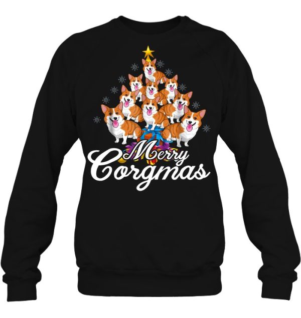 Merry Corgmas Christmas Sweater Hoodie Gift Xmas