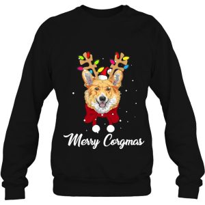 Merry Corgmas Corgi Christmas Reindeer Shirt