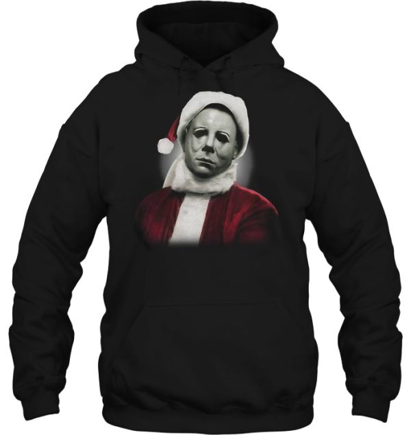 Michael Myers Santa Christmas Sweater Hoodie Shirt