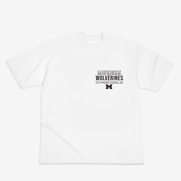 Michigan Monochromatic Logo Heavy T