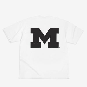 Michigan Monochromatic Logo Heavy T 5