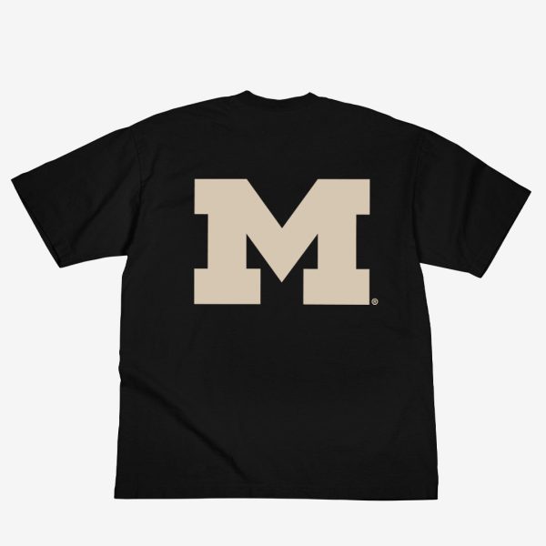 Michigan Monochromatic Logo Heavy T