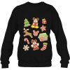 Mickey And Minnie Christmas Gingerbread Cookies Sweatshirt