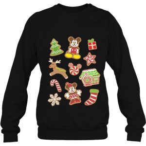 Mickey And Minnie Christmas Gingerbread Cookies Sweatshirt