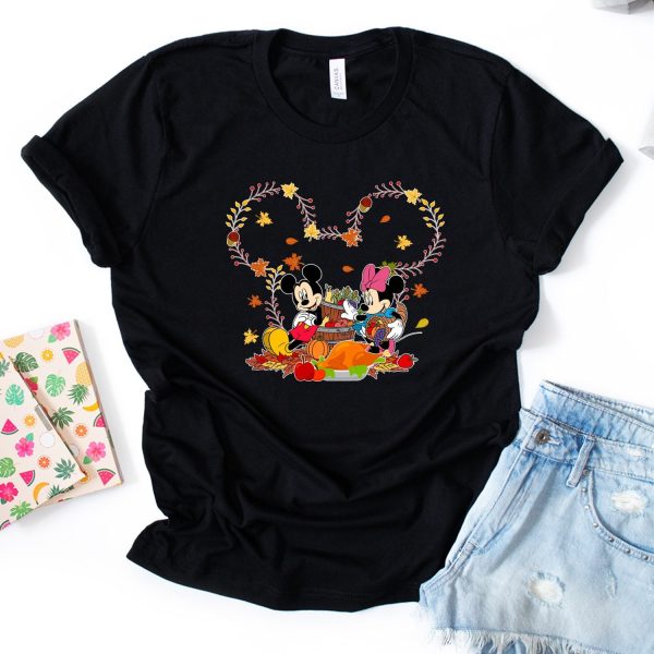 Mickey And Minnie Disney Thanksgiving Shirt