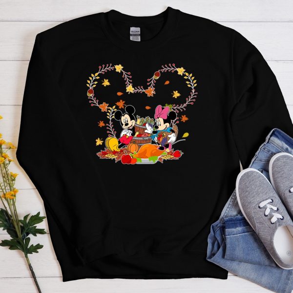 Mickey And Minnie Disney Thanksgiving Shirt