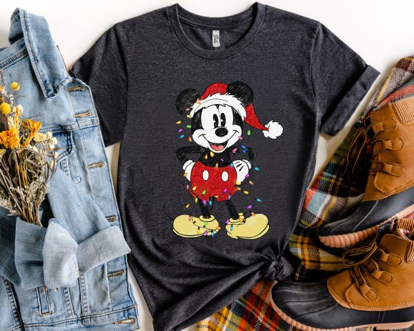 Mickey Mouse Christmas Lights Hoodie